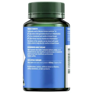 (PRE ORDER) Nature's Own Slippery Elm 400mg 60 Capsules shelf life 2yrs